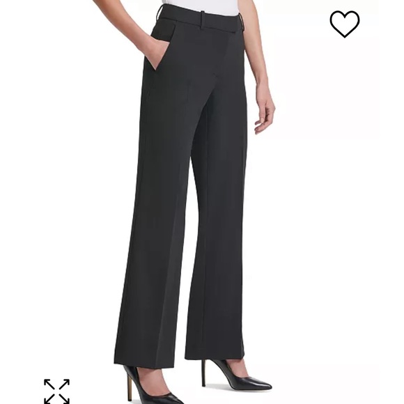 DNKY Donna Karen New York Black Career Pants Size 12 - Picture 2 of 12